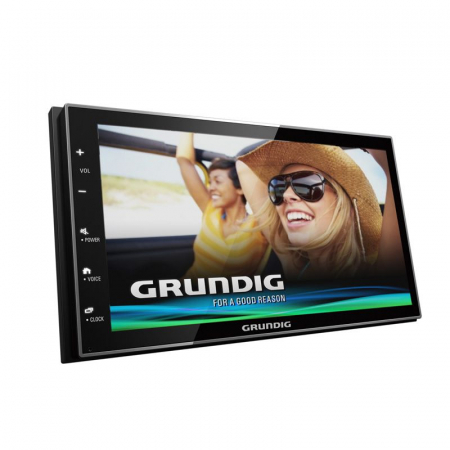 Grundig GX-3800, bilstereo med Android Auto, CarPlay, DAB+ och 3 par lågnivå i gruppen Billjud / Bilstereo / Dubbeldin hos BRL Electronics (192GX3800)