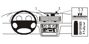 Brodit Förstärkt ProClip, Volkswagen Passat 97-05 i gruppen Billjud / Vad passar i min bil / Volkswagen / Passat / Passat B5 1997-2005 / Övrigt Passat B5 1997-2005 hos BRL (240213403)
