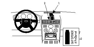Brodit Förstärkt ProClip, Ford Mondeo 01-07 i gruppen Billjud / Vad passar i min bil / Ford / Mondeo / Mondeo 2004-2007 hos BRL (240213437)