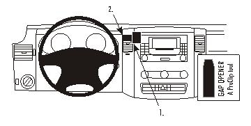 Brodit Förstärkt ProClip, Mercedes Benz Sprinter 07-18 i gruppen Billjud / Vad passar i min bil / Mercedes / Sprinter / Sprinter 2006-2018 hos BRL (240213456)