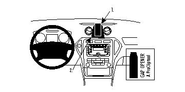 Brodit Förstärkt ProClip, Ford Mondeo 08-14 i gruppen Billjud / Vad passar i min bil / Ford / Mondeo / Mondeo 2007-2013 hos BRL (240213460)
