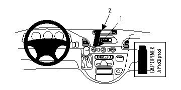 Brodit Förstärkt ProClip, Mercedes Benz Sprinter 00-06 i gruppen Billjud / Vad passar i min bil / Mercedes / Sprinter / Sprinter 1995-2006 hos BRL (240213462)