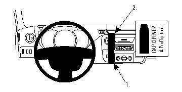 Brodit Förstärkt ProClip, Nissan/Opel/Renault i gruppen Billjud / Vad passar i min bil / Renault / Master / Master 2011-2023 hos BRL (240213469)