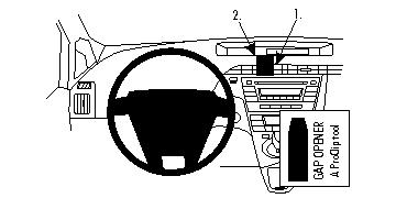 Brodit Förstärkt ProClip, Toyota Prius 10-16 i gruppen Billjud / Vad passar i min bil / Toyota / Prius / Prius 2010-2015 hos BRL (240213470)