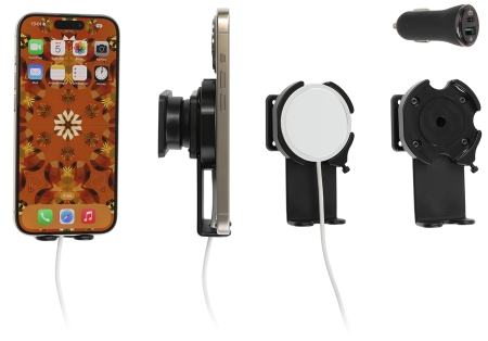 Brodit Fäste med kulled, Apple iPhone 12/12 Mini/12 Pro/12 Pro Max/13/13 Mini/13 Pro/13 Pro Max/14/14 Plus m. fl. i gruppen Billjud / Smartphone i bil / Fästen och tillbehör hos BRL (240216177)