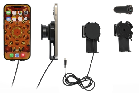 Brodit Fäste med kulled, Apple iPhone 12/12 Mini/12 Pro/12 Pro Max/13/13 Mini/13 Pro/13 Pro Max/14/14 Plus m. fl. i gruppen Billjud / Smartphone i bil / Fästen och tillbehör hos BRL (240216327)