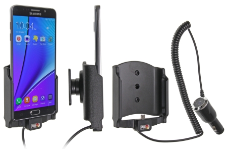 Brodit Aktiv hållare med cigg-kontakt, Samsung Galaxy Note 5