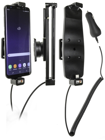 Brodit Aktiv hållare med cigg-kontakt, Samsung Galaxy S8+/S9+ i gruppen Billjud / Smartphone i bil / Mobilhållare hos BRL (240512965)