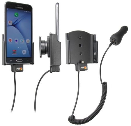Brodit Aktiv hållare med cigg-kontakt, Samsung Galaxy J3 (2016)/J5 (2017) i gruppen Billjud / Smartphone i bil / Mobilhållare hos BRL (240512980)
