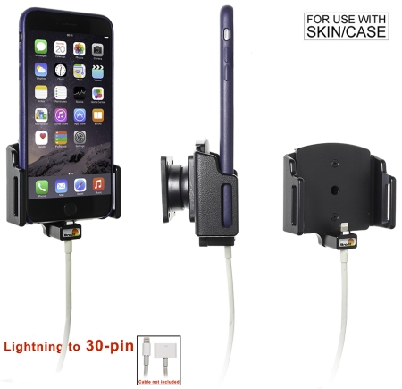 Brodit Hållare för Kabelanslutning, Apple iPhone 11/6 Plus/6S Plus/7 Plus/8 Plus/X/XR/Xs/Xs Max i gruppen Billjud / Smartphone i bil / Mobilhållare hos BRL (240515667)