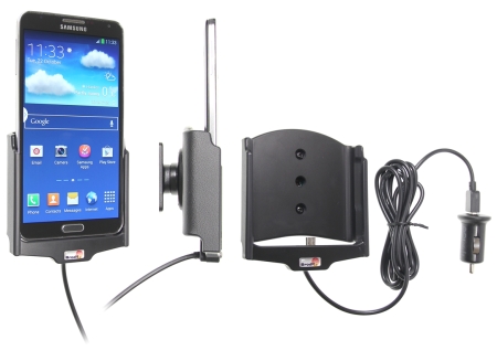Brodit Aktiv hållare med USB-kabel och cigg-adapter, Samsung Galaxy Note 3 SM-N9005  i gruppen Billjud / Smartphone i bil / Mobilhållare hos BRL (240521564)