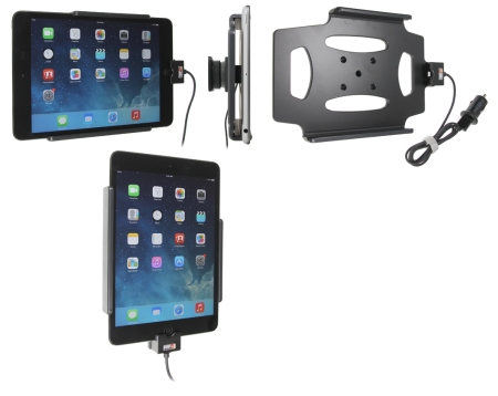 Brodit Aktiv hållare med USB-kabel och cigg-adapter, Apple iPad Mini 2 (A1489, A1490, A1491)/3 (A1599, A1600)/Retina i gruppen B2B Winn Scandinavia hos BRL (240521584)