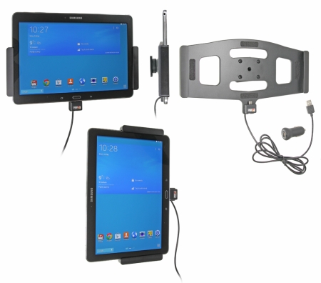 Brodit Aktiv hållare med USB-kabel och cigg-adapter, Samsung Galaxy Tab PRO 10.1 LTE SM-T525/SM-T520 i gruppen Billjud / Smartphone i bil / Mobilhållare hos BRL (240521608)