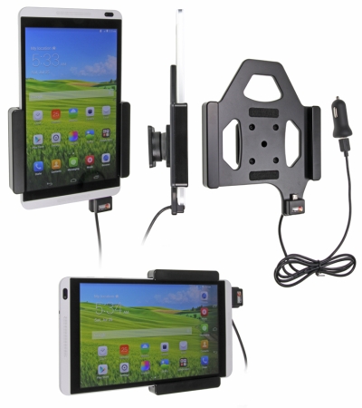 Brodit Aktiv hållare med USB-kabel och cigg-adapter, Huawei MediaPad M1 8.0  i gruppen Billjud / Smartphone i bil / Mobilhållare hos BRL (240521700)