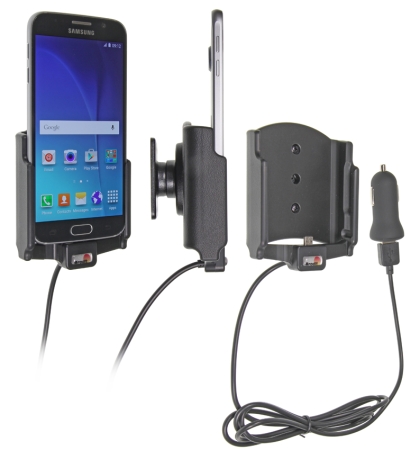 Brodit Aktiv hållare med USB-kabel och cigg-adapter, Samsung Galaxy S6  i gruppen Billjud / Smartphone i bil / Mobilhållare hos BRL (240521723)