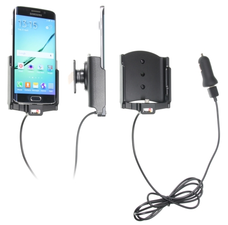 Brodit Aktiv hållare med USB-kabel och cigg-adapter, Samsung Galaxy S6 edge  i gruppen Billjud / Smartphone i bil / Mobilhållare hos BRL (240521731)