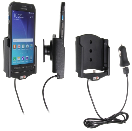 Brodit Aktiv hållare med USB-kabel och cigg-adapter, Samsung Galaxy S6 Active  i gruppen Billjud / Smartphone i bil / Mobilhållare hos BRL (240521752)