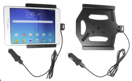 Brodit Aktiv hållare med USB-kabel och cigg-adapter, Samsung Galaxy Tab A 8.0 (2015) SM-T350  i gruppen Billjud / Smartphone i bil / Mobilhållare hos BRL (240521754)