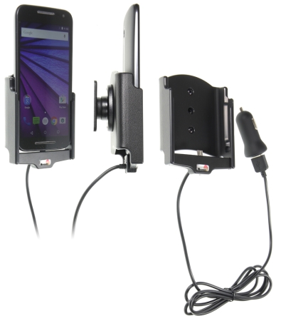 Brodit Aktiv hållare med USB-kabel och cigg-adapter, Motorola Moto G (3rd Gen)  i gruppen Billjud / Smartphone i bil / Mobilhållare hos BRL (240521761)