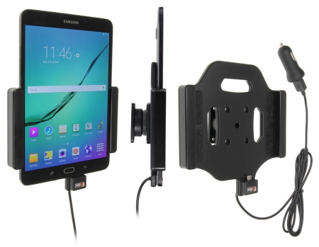 Brodit Aktiv hållare med USB-kabel och cigg-adapter, Samsung Galaxy Tab S2 8.0 SM-T713 /SM-T719  i gruppen Billjud / Smartphone i bil / Mobilhållare hos BRL (240521781)