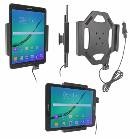 Brodit Aktiv hållare med USB-kabel och cigg-adapter, Samsung Galaxy Tab S2 9.7 SM-T810/SM-T813/SM-T815/SM-T819  i gruppen Billjud / Smartphone i bil / Mobilhållare hos BRL (240521782)