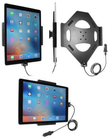 Brodit Aktiv hållare med USB-kabel och cigg-adapter, Apple iPad Pro 12.9 (A1584, A1652, A1670, A1671)  i gruppen Billjud / Smartphone i bil / Mobilhållare hos BRL (240521820)