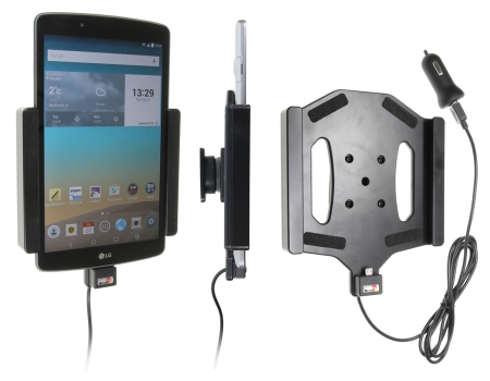 Brodit Aktiv hållare med USB-kabel och cigg-adapter, LG G Pad F 8.0  i gruppen Billjud / Smartphone i bil / Mobilhållare hos BRL (240521822)