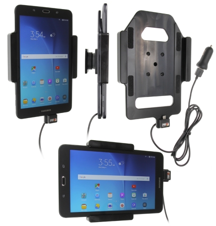 Brodit Aktiv hållare med USB-kabel och cigg-adapter, Samsung Galaxy Tab E 8.0  i gruppen Billjud / Smartphone i bil / Mobilhållare hos BRL (240521835)