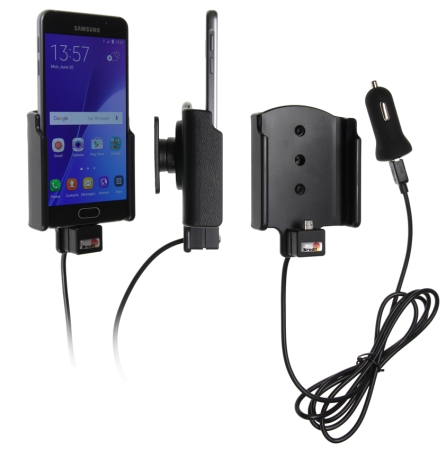 Brodit Aktiv hållare med USB-kabel och cigg-adapter, Samsung Galaxy A3 (2016)  i gruppen Billjud / Smartphone i bil / Mobilhållare hos BRL (240521895)