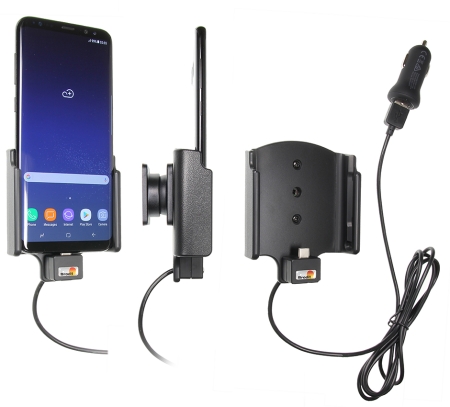 Brodit Aktiv hållare med USB-kabel och cigg-adapter, Samsung Galaxy S8+  i gruppen Billjud / Smartphone i bil / Mobilhållare hos BRL (240521967)