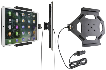 Brodit Aktiv hållare med USB-kabel och cigg-adapter, Apple iPad Air 2019/Air 3rd Gen (A2123, A2152, A2153, A2154)/Pro 10.5 (A1701, A1709) i gruppen Billjud / Smartphone i bil / Mobilhållare hos BRL (240521977)