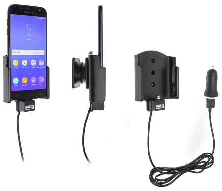 Brodit Aktiv hållare med USB-kabel och cigg-adapter, Samsung Galaxy J3 (2016)/J5 (2017) i gruppen Billjud / Smartphone i bil / Mobilhållare hos BRL (240521980)