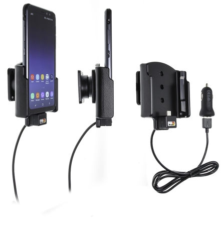 Brodit Aktiv hållare med USB-kabel och cigg-adapter, Samsung Galaxy S8 Active  i gruppen Billjud / Smartphone i bil / Mobilhållare hos BRL (240521993)