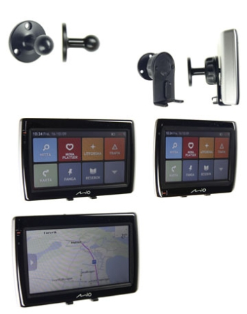 Brodit Fäste, Mio Moov Spirit 300 Traffic/Moov Spirit 500 Traffic/Moov Spirit V 505 TV/S480/S485 m. fl. i gruppen Billjud / Smartphone i bil / Fästen och tillbehör hos BRL (240533067)