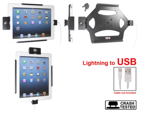 Brodit Hållare med nyckel-lås, Apple iPad 4th Gen (A1458, A1459, A1460)/With Retina (Lightning Connector) i gruppen Billjud / Smartphone i bil / Mobilhållare hos BRL (240535494)