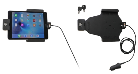 Brodit Hållare med nyckel-lås, Apple iPad Mini 2019/4 (A1538, A1550)/5
