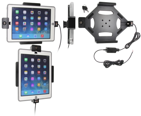 Brodit Hållare med nyckel-lås, Apple iPad 5th Gen (A1822, A1823)/9.7 6th Gen (A1893, A1954)/9.7 New/Air (A1474, A1475, A1476) i gruppen Billjud / Smartphone i bil / Mobilhållare hos BRL (240536600)