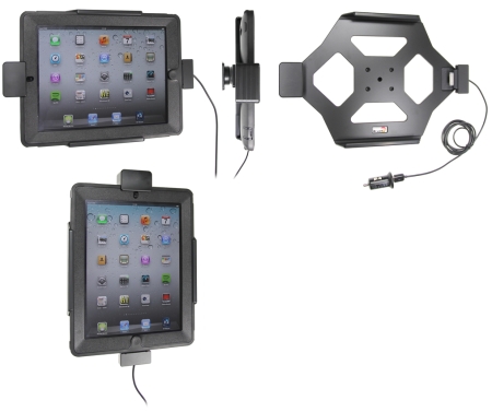 Brodit Hållare med fjäder-lås, Apple iPad 3rd Gen (A1416, A1430, A1403