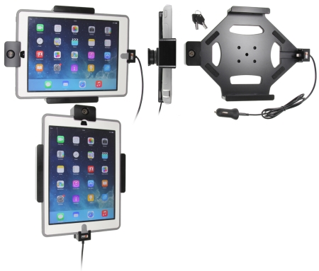 Brodit Hållare med nyckel-lås, Apple iPad 5th Gen (A1822, A1823)/9.7 6th Gen (A1893, A1954)/9.7 New/Air (A1474, A1475, A1476) i gruppen Billjud / Smartphone i bil / Mobilhållare hos BRL (240552600)