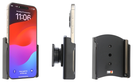 Brodit Passiv hållare med kulled, Apple iPhone 15 Pro Max  i gruppen Billjud / Smartphone i bil / Mobilhållare hos BRL (240711375)
