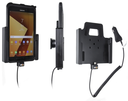 Brodit Aktiv hållare med cigg-kontakt, Samsung Galaxy Tab Active 2 SM-T390/SM-T395/3 SM-T570/SM-T575 i gruppen Billjud / Smartphone i bil / Mobilhållare hos BRL (240712002)