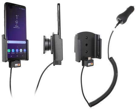 Brodit Aktiv hållare med cigg-kontakt, Samsung Galaxy S9  i gruppen Billjud / Smartphone i bil / Mobilhållare hos BRL (240712038)