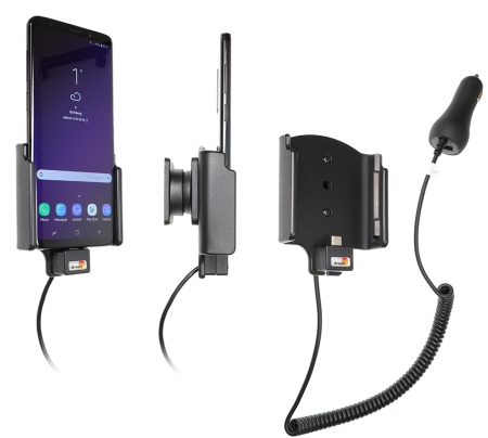 Brodit Aktiv hållare med cigg-kontakt, Samsung Galaxy S9+  i gruppen Billjud / Smartphone i bil / Mobilhållare hos BRL (240712039)