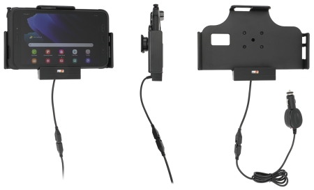 Brodit Aktiv hållare med cigg-kontakt, Samsung Galaxy Tab Active 2 SM-T390/SM-T395/3 SM-T570/SM-T575/5 SM-X300/SM-X306B i gruppen Billjud / Smartphone i bil / Mobilhållare hos BRL (240712224)