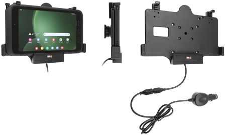 Brodit Aktiv hållare med cigg-kontakt, Samsung Galaxy Tab Active 3 SM-T570/SM-T575/5 SM-X300/SM-X306B i gruppen Billjud / Smartphone i bil / Mobilhållare hos BRL (240712386)