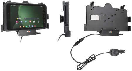 Brodit Aktiv hållare med cigg-kontakt, Samsung Galaxy Tab Active 3 SM-T570/SM-T575/5 SM-X300/SM-X306B i gruppen Billjud / Smartphone i bil / Mobilhållare hos BRL (240712390)