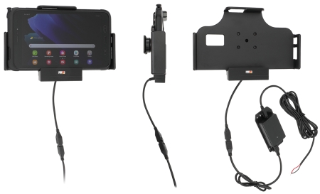 Brodit Aktiv hållare för fast installation, Samsung Galaxy Tab Active 2 SM-T390/SM-T395/3 SM-T570/SM-T575/5 SM-X300/SM-X306B i gruppen Billjud / Smartphone i bil / Mobilhållare hos BRL (240713224)