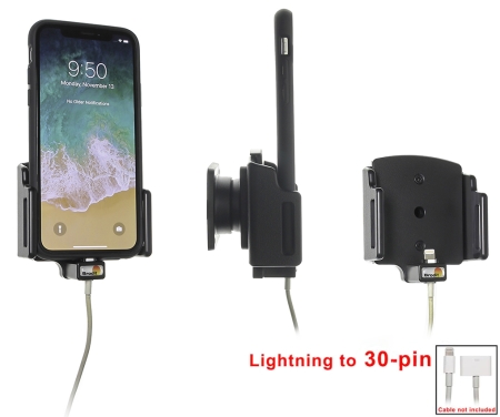 Brodit Hållare för Kabelanslutning, Apple iPhone 11/X/XR/Xs i gruppen Billjud / Smartphone i bil / Mobilhållare hos BRL (240715013)