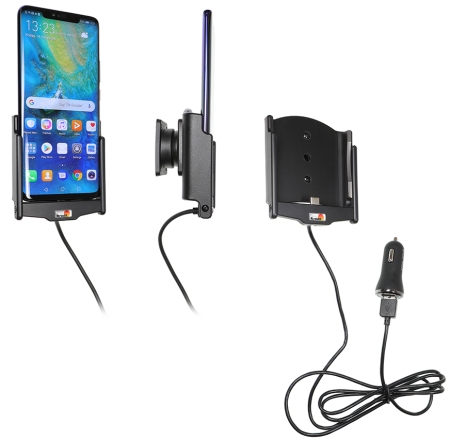 Brodit Aktiv hållare med USB-kabel och cigg-adapter, Huawei Mate 20 Pro  i gruppen Billjud / Smartphone i bil / Mobilhållare hos BRL (240721096)