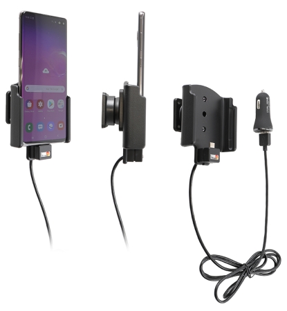 Brodit Aktiv hållare med USB-kabel och cigg-adapter, Samsung Galaxy S10+  i gruppen Billjud / Smartphone i bil / Mobilhållare hos BRL (240721116)
